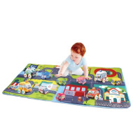 (GCC) Baby Cartoon Cloth Car Game Blanket