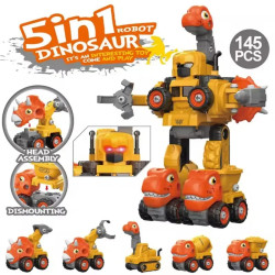 Five-in-one Transforming Dinasour Set_battery included