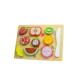 Wooden Food Cutting Puzzle