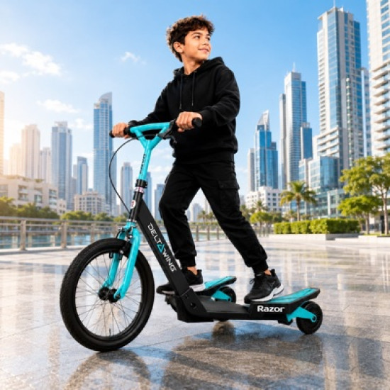 Razor DeltaWing 3-Wheel Drifting Caster Scooter