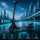 Kids Electric Scooter with Light, Assorted Color
