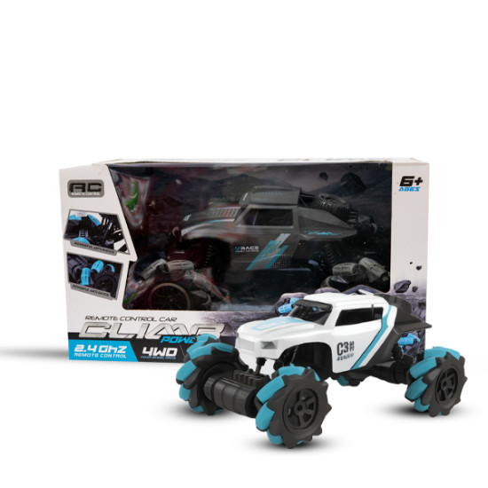 1:18 Transverse Short Card Skeleton Climbing Stunt Car 2.4G (Including Battery)
