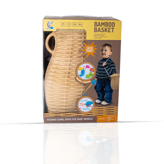 Fishing Set Bambo Basket
