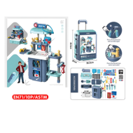 3 In 1 medical appliance trolley box with light and music / 38pcs (including battery)