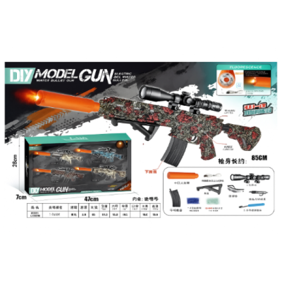 Colorful flamethrower M416 (manual and automatic) water gun