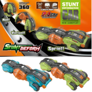 New color scheme deformation rolling roller stunt car [remote control of handle+watch+dual touch sensing]