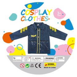 Pilots, captains, and family role-playing children's toy clothing