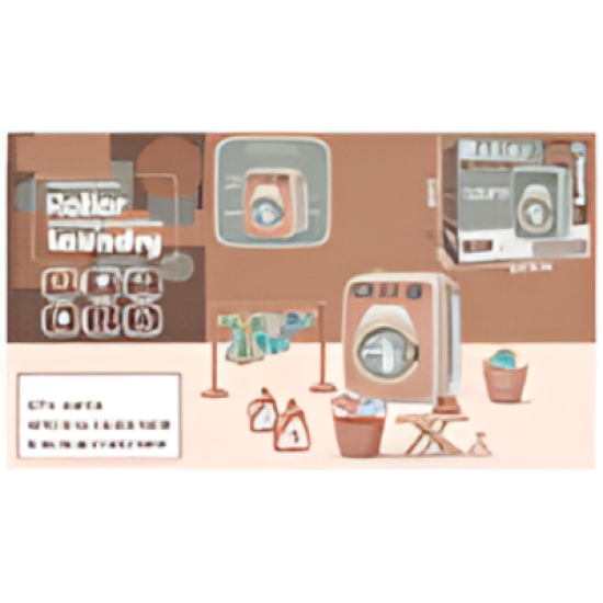 Household appliance large box washing machine