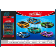 Alloy sports cars (Four pieces)