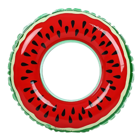 Inflatable 80cm watermelon swim ring