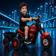 3-Wheel Chopper Style Kids Ride-On Electric Motorcycle with Cargo Basket