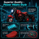3-Wheel Chopper Style Kids Ride-On Electric Motorcycle with Cargo Basket