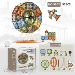 Magic Magnetic Blocks 55pcs