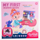 Girls magnetic puzzle drawing board