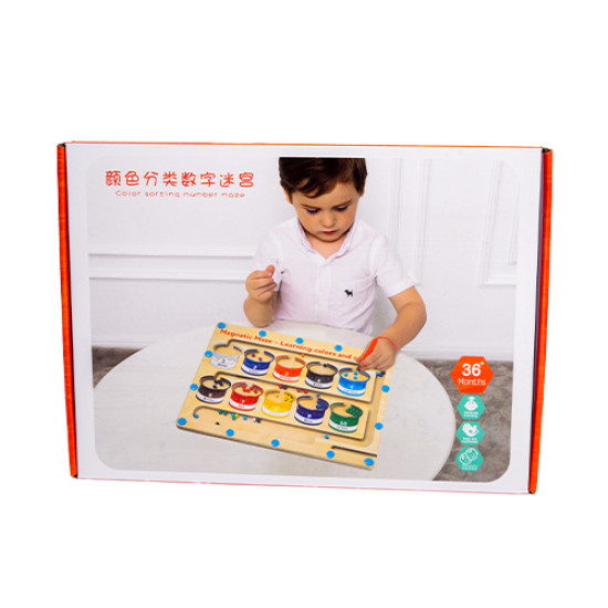 Color Sorting Number Maze