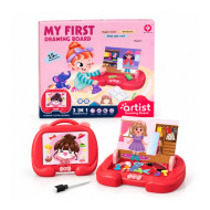 Girls magnetic puzzle drawing board