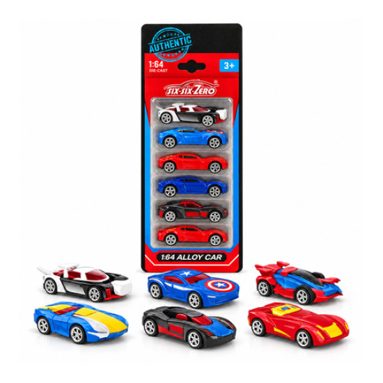 Diecast small sports car (6PCS)
