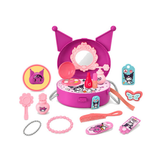 Kuromi Makeup Case – 24 PCS Beauty Accessories for Kids