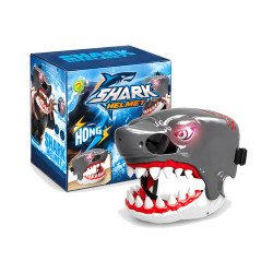 Shark mask headgear (with sound, light, and music)