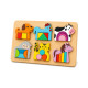 Wooden Animal Building Puzzle