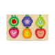 Wooden Food Building Puzzle