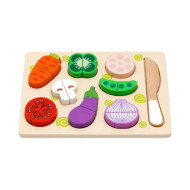 Wooden Food Cutting Puzzle