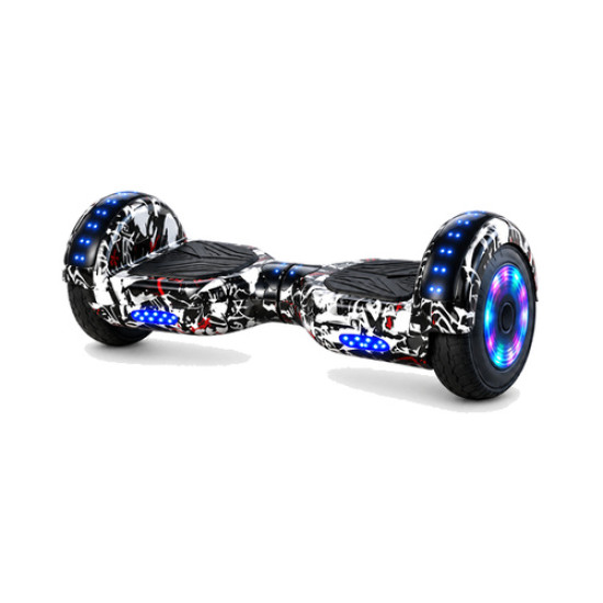 Smart Self-Balancing Hoverboard with Bluetooth Speakers & RGB LED Wheels (6.5-inch)